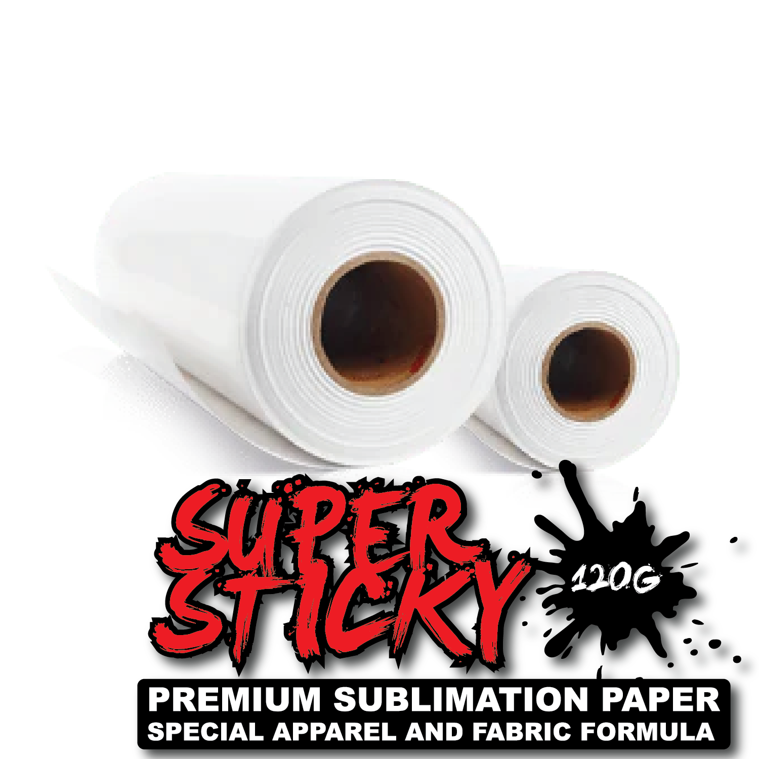 SS Premium Tacky Sublimation Roll Paper 24" Wide Red Coat Design Studio