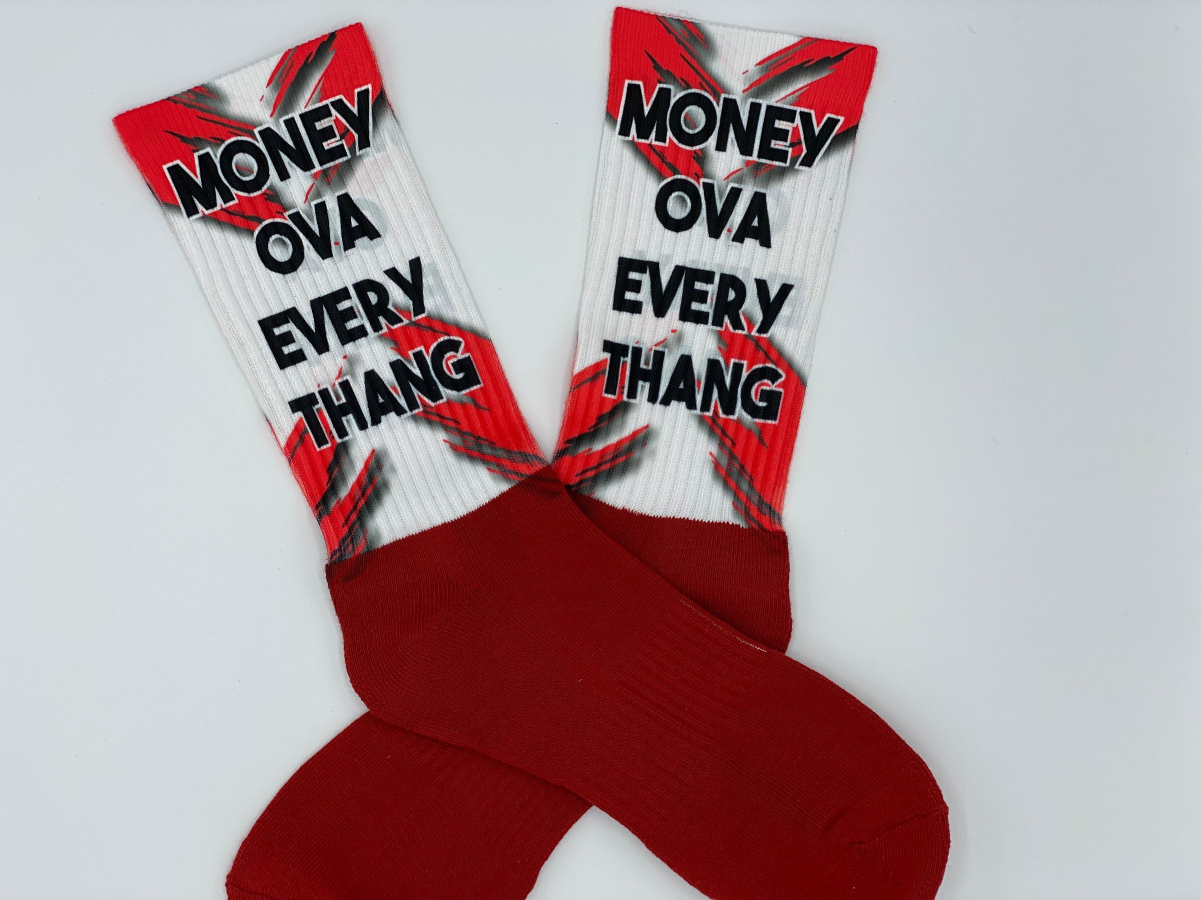 Sublimation Socks Red Coat Design Studio